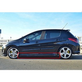 Resim Peugeot 308 Uyumlu Marşpiyel Sağ Sol Takım Fiberglass Boyasız 
