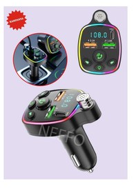 Resim Neffo Fm Radyo Bluetooth Transmitter Usb Type-c Mp3 Sd Kart Flash 
