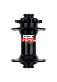 Resim Novatec Ön Göbek Rulmanlı D041sb 32 Delik 15mm Sokma Mil Siyah 