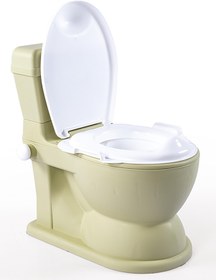 Resim Dolu Nuve Eğitici Lazımlık Tuvaletim - Yeşil - Yeşil / Standart 