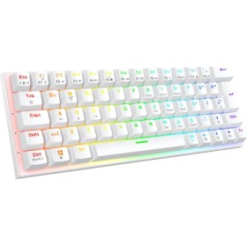 Resim Blueforce Runner Rgb Mekanik Gaming Oyuncu Klavyesi Red Switch Q Beyaz 