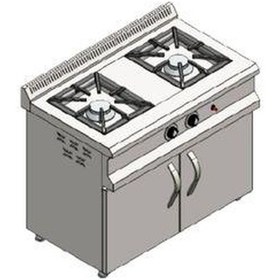 Resim Csa Karacasan 100x60 Cm Tüplü 2 Li Dolaplı Ocak 