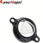 Resim Ronglight Yamaha Yz 250 450f Dayanıklı Gümüş Cnc Alüminyum Motor Yağı Filtre Kapağı 