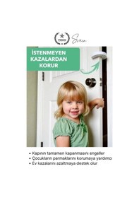 Resim Stoper 8'li Köpük Kapı Stoperi Parmak Sıkışması Önleyici Çocuk Güvenliği Koruyucu Yumuşak Ev Kreş Çok Renkli 