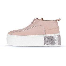 Resim Bueno Shoes Pudra Deri Kadın Dolgu Topuklu Ayakkabı 01ws7001 