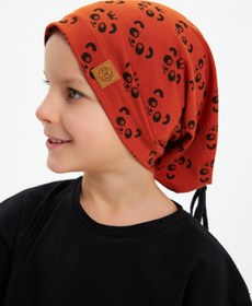 Resim Babygiz Erkek Bebek Çocuk Genç Panda Figürlü 4 Mevsim Şapka Bere 