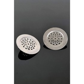 Resim Kilitlenebilir Lavabo Eviye Süzgeci 2 Adetli Set 55MM Metal LB036 