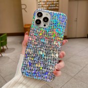 Resim Fashion Laser Hard PC Telefon Kılıfı IPhone 14 13 12 15 Pro Max 11 X XS XR 8 7 Plus SE 3 2 6 6S Lüks Şeffaf Yumuşak Kapak 