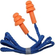 Resim Silikon Çam Tipi Kulak Tıkacı - Yıkanabilir Tekstil Ipli N11.116 