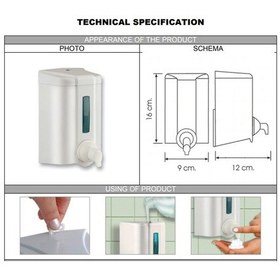 Resim Vialli F2 Köpük Dispenseri 500 Ml Beyaz 