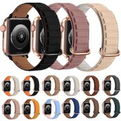 Resim Sones iOS Uyumlu Watch 9 İçin 45mm Ters Toka Manyetik Silikon Watch Band 