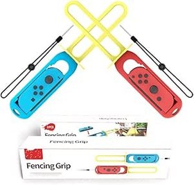 Resim Handle Grip Compatible for NS Switch, Lightsaber Controller Game Hand Fencing Grip Gaming Sports Left and Right Lightsabers Accessories Game Swords Golf Controllers 2 PCS 