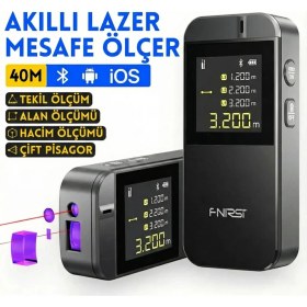Resim Fnirsi IR40 Akıllı Mesafe Ölçer Lazer Metre 