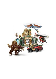 Resim Lego Jurassic World Spinosaurus Ve Quetzalcoatlus Hava Görevi 984 Parça 76976 
