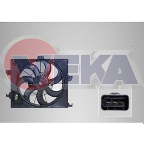 Resim Veka-252125 Fan Motoru Su Radyatörü Davlumbazli Rezistansli Hyu 514704453 