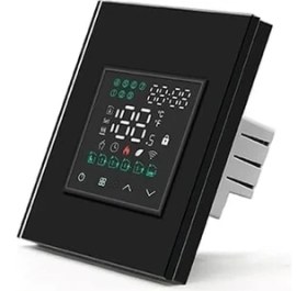 Resim Akıllı Oda Termostatı - Siyah 