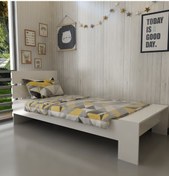 Resim Evbingo İdeal Yavrulu Karyola Tek Kişilik 90x190 Montessori Karyola U35-1 