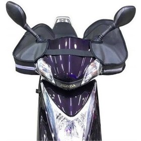 Resim Motorsiklet El Rüzgarlığı Scooter Peluşlu 