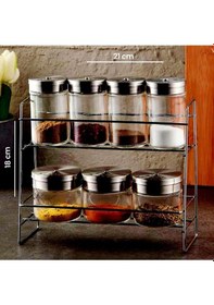 Resim Perotti Silva Metal 8 Parça Baharatlık Seti 