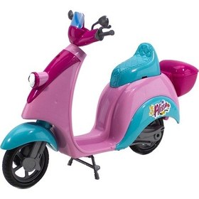 Resim Oyuncak Scooter Prenses Scooter Sürtmeli Scooter 