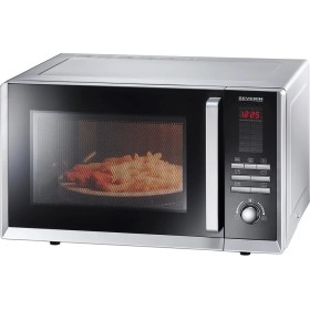 Resim Severin Mw 9675 Mikrodalga (800 Watt, 23 Litre, Izgara ve Sirkülasyonlu Hava) Gümüş 