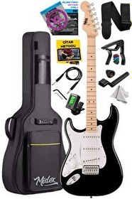 Resim Midex RPH-31WB Solak Elektro Gitar Seti Maple Klavye Strat Kasa SSS Manyetik 
