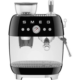 Resim smeg Siyah Espresso Kahve Makinesi 50's Style 