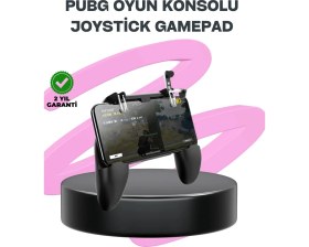 Resim Aydogan's Pubg Mobile Için Tetikleyicili Joystickli Telefon Gamepadi 