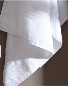 Resim Madame Coco Martha Banyo Havlusu Tencel - Beyaz - 80x150 Cm 8684427029497 Beyaz 