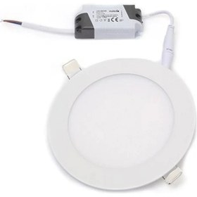 Resim İnoled Sıva Altı Yuvarlak LED Panel Armatür 6 W/4000K Doğal Beyaz 