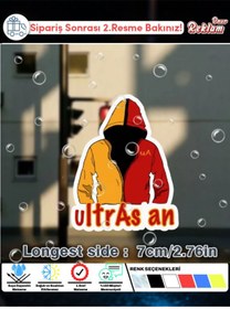 Resim Onur Reklam UltrAslan Stickerı – Suya Dayanıklı Mini Boy 7 cm 