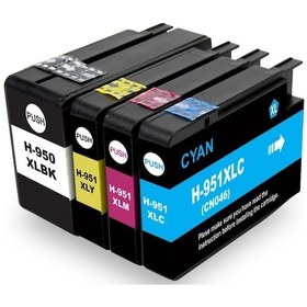 Resim Eko Kartuş Hp A7F64A Yazıcı Kodu, 4 Renk (950XL-951XL) Uyumlu Kar 