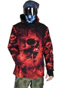 Resim Tıklaalbeni Dark Skull Özel Tasarım Ss5609 Kayak Ve Snowboard Montu 