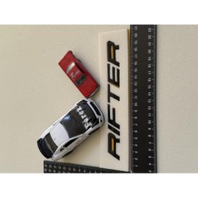 Resim EDEXPORT Rifter Yeni Nesil Piano Black Bagaj Yazısı 3M 3D ABS 