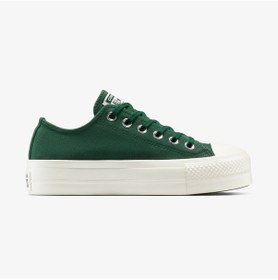 Resim Converse Chuck Taylor All Star Lift Platform Kadın Yeşil Sneaker A15533c Yeşil 