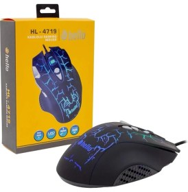 Resim Hello HL-4719 Kablolu Oyuncu Gamıng Mouse 