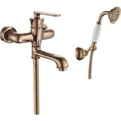 Resim NSK Siempre Banyo Bataryası Duş Setli Bronz 