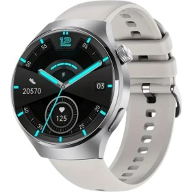 Resim Sonreir Watch 4 Pro HW16 MAX Gümüş 46mm Klasik Erkek Akıllı Saat – AMOLED Ekran Sesli Görüşme Apple iPhone Android -Huawei Uyumlu Howear 