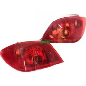 Resim Peugeot 307 Sağ + Sol Arka Stop Lambası Takımı 2001--2005 