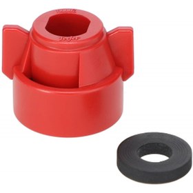 Resim AGCO Oval Kırmızı Hızlı Bağlantı Kapağı - Massey Ferguson / Fendt / Valtra | ACP0484570 