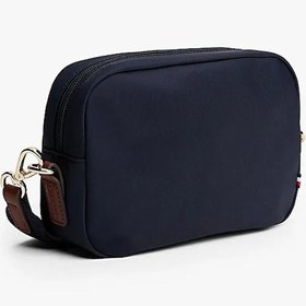 Resim Tommy Hilfiger Popette Camera Bag Corp Kadın Mavi Çanta - Aw0aw17710 