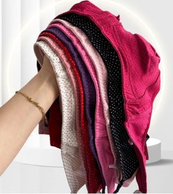 Resim Liza Puantiye Desenli Pamuklu Penye Kalın Askılı Toparlayıcı Bale Pembe 