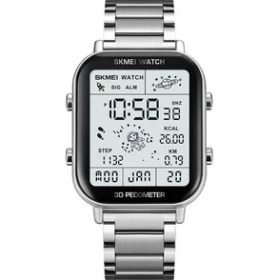 Resim Caven Denton Erkekler Paslanmaz Çelik Çok Fonksiyonlu Pedometre Kalori Kilometre Ikili Zaman Siyah Altın Spor Su Geçirmez Dijital Saat Casıo Seıko (Yurt Dışından) 