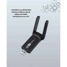 Resim Beruflic USB Wifi Adaptör - 1200 Mbps Hız 