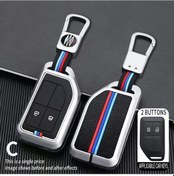 Resim Meridiangoods Volvo Kamyonlar İçin 2 Düğmeli Akıllı Anahtar Kılıfı Fh Fm Fe Fmx Dm Fl 
