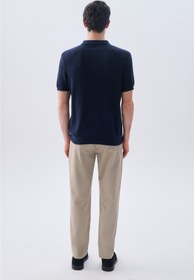 Resim Mudo Erkek Bej Straight Fit Pantolon 