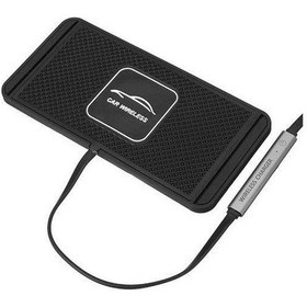 Resim Coofbe Super Şarj 15w Kablosuz Araç Şarj Padi Masaüstü Kablosuz Şarj Padi Usb Girişli Araç Şarjı 