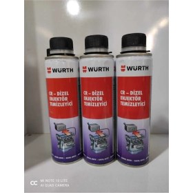 Resim Würth Yüksek Performanslı Dizel Enjektör Temizleyici Yakıt Katkısı (3 x 300 ml) 
