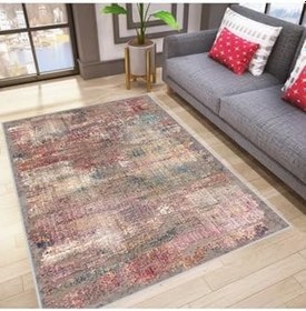 Resim Rovigo Home Dijital Baskı Yıkanabilir Kaymaz Taban Salon Halısı RVG1646-HT134 80x200 cm 