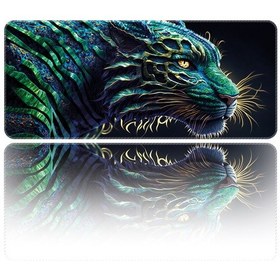 Resim Mouse Pad Büyük Boy Gaming Oyuncu Xl 70x30 Cm LEOPARD 
